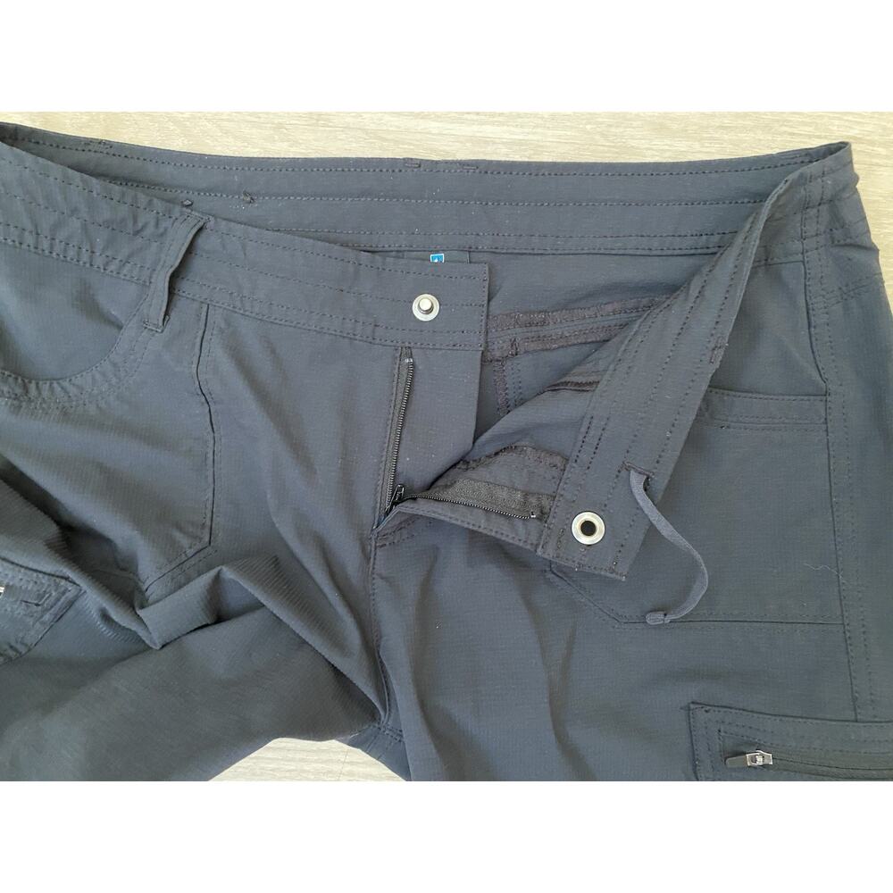 Kuhl Womens Horizon Convertible Pants Shorts Hiking Gorpcore Black Sz 12 Reg - Picture 6 of 16